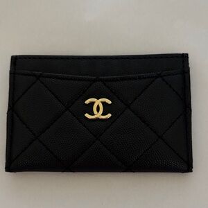 Chanel VIP Card Holder Gold